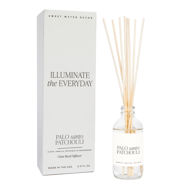 Palo Santo Patchouli Clear Reed Diffuser Online Hot Sale