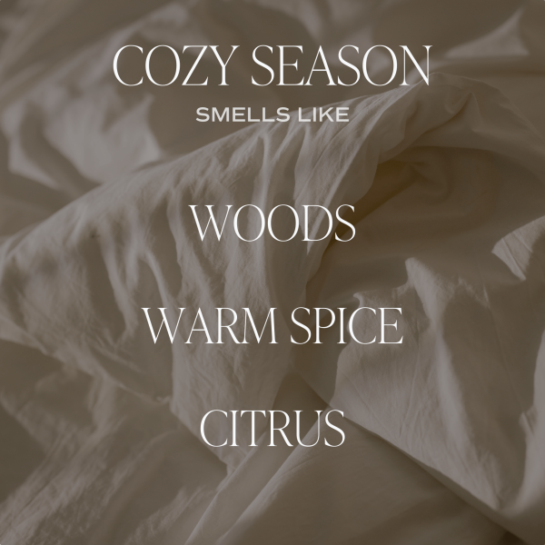 Cozy Season Soy Candle - Amber Jar - 9 oz Sale - Image 2