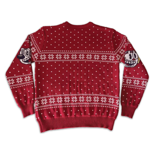 The Cuphead Show! Limited Edition Holiday Sweater Cheap - Image 3
